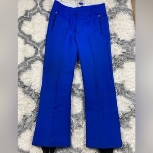 Vtg Bogner Snow Pants Blue Woolen Stirrup Snowboarding Ski Outerwear Men's 36